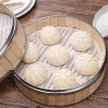 18 New type of silicone steamer mat, baking steamer cloth, non-stick oil drawer cloth, food-grade silicone mat, small steamed bun steamer mat details Picture